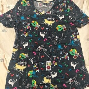 Nightmare Before Christmas Scrub top